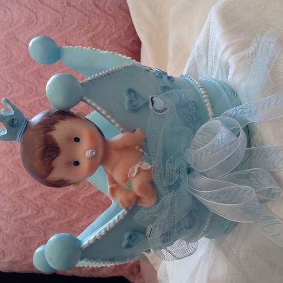 Decoration new blue crown - Picture 2 of 5